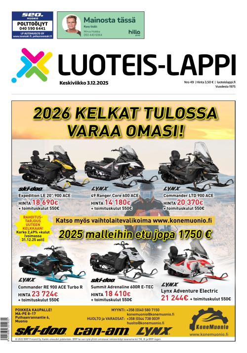 Luoteis-Lappi 3.12.2025