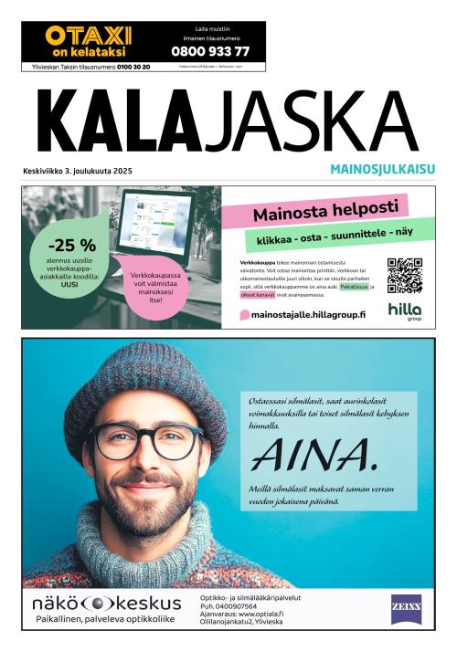 Kalajokilaakso ja Kalajaska 3.12.2025