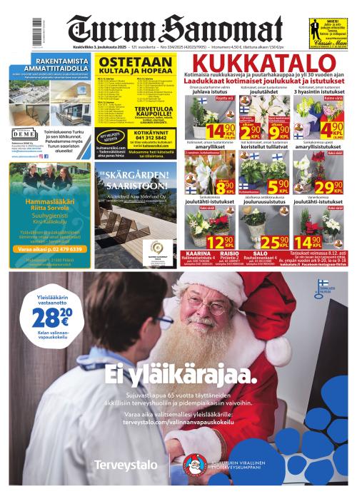 Turun Sanomat 3.12.2025