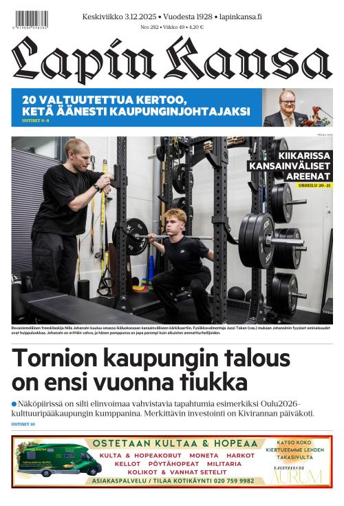 Lapin Kansa 3.12.2025