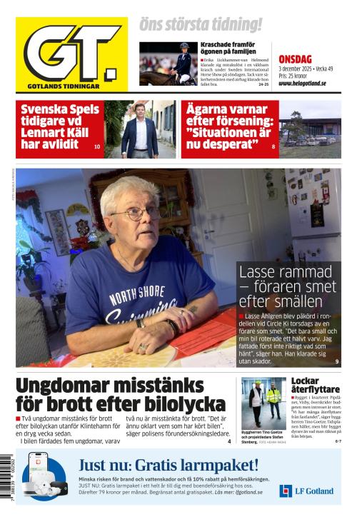 Gotlands Tidningar 3.12.2025