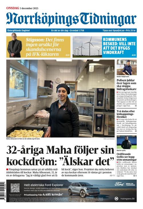 Norrköpings Tidningar 3.12.2025