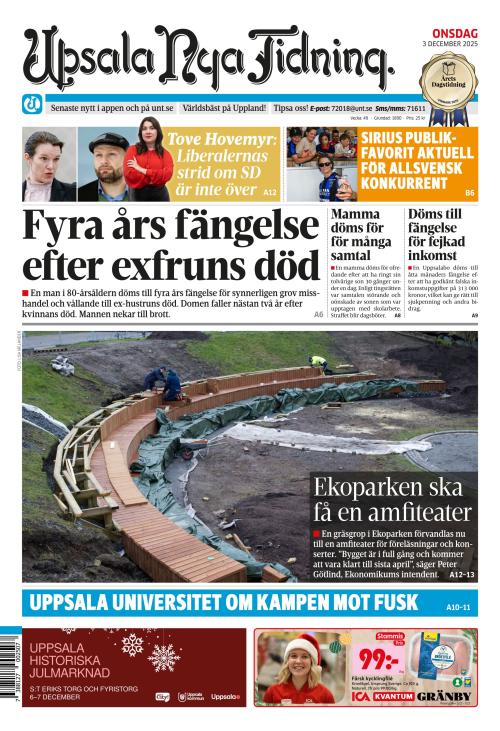 Upsala Nya Tidning 3.12.2025