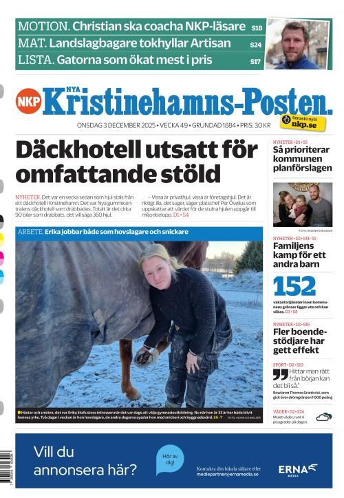 Nya Kristinehamns-Posten 3.12.2025
