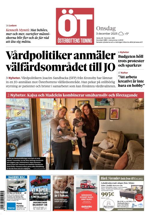 Österbottens Tidning 3.12.2025