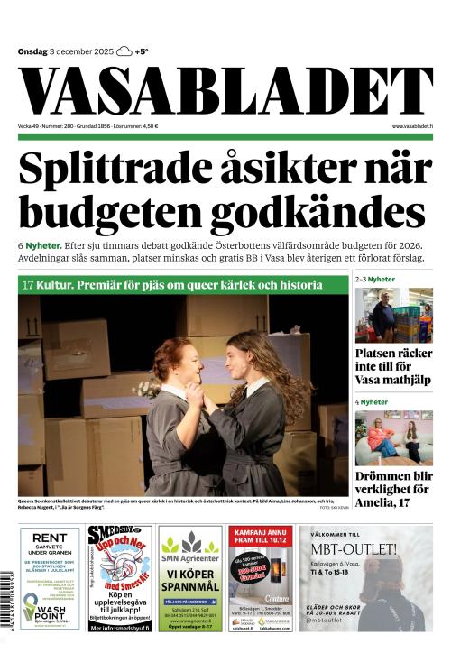 Vasabladet 3.12.2025