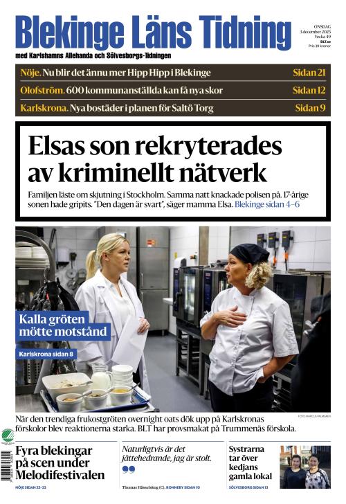 Blekinge Läns Tidning 3.12.2025