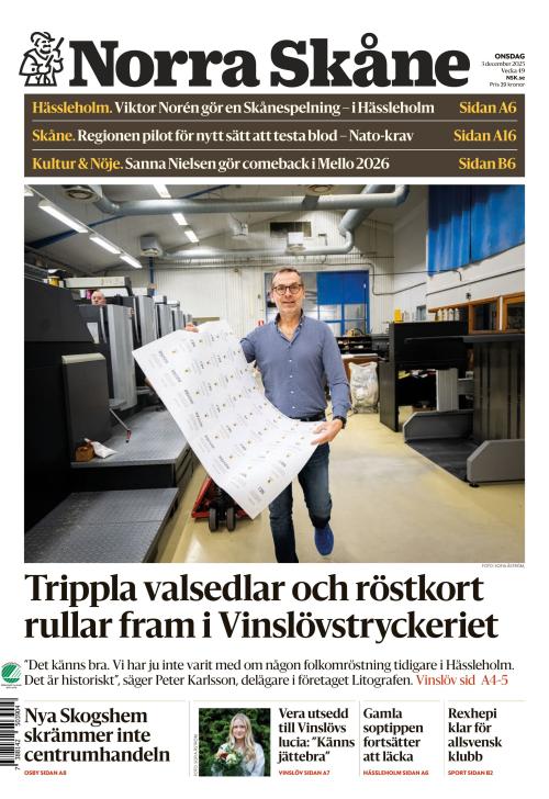 Norra Skåne 3.12.2025