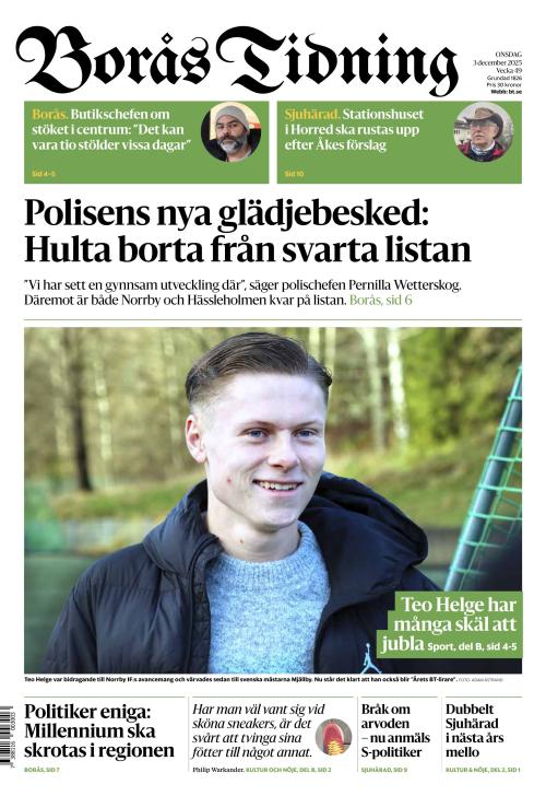 Borås Tidning 3.12.2025