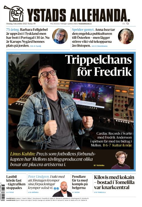 Ystads Allehanda 3.12.2025