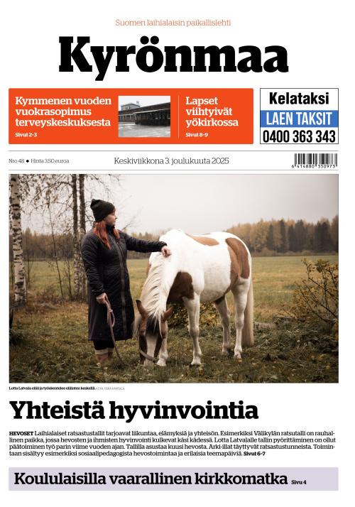 Kyrönmaa-lehti 3.12.2025