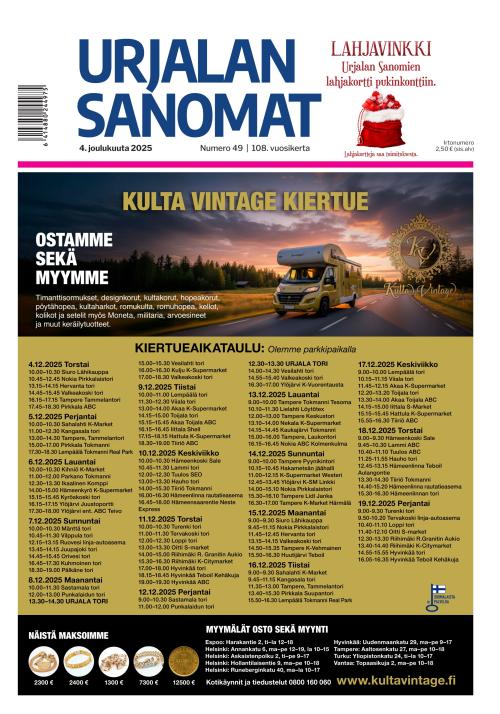 Urjalan Sanomat 4.12.2025