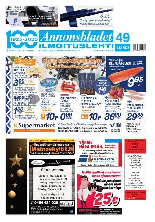 Annonsbladet 4.12.2025