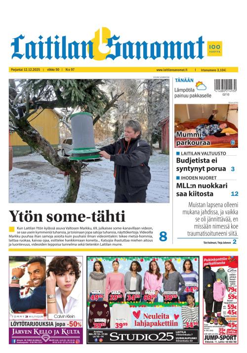 Laitilan Sanomat 12.12.2025