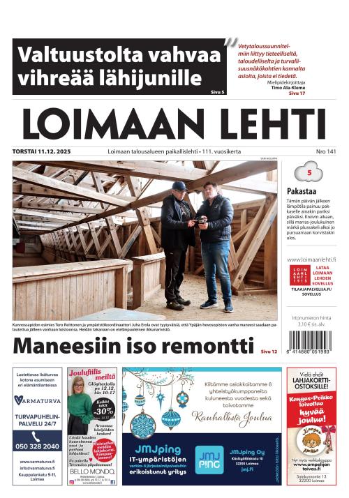 Loimaan Lehti 11.12.2025