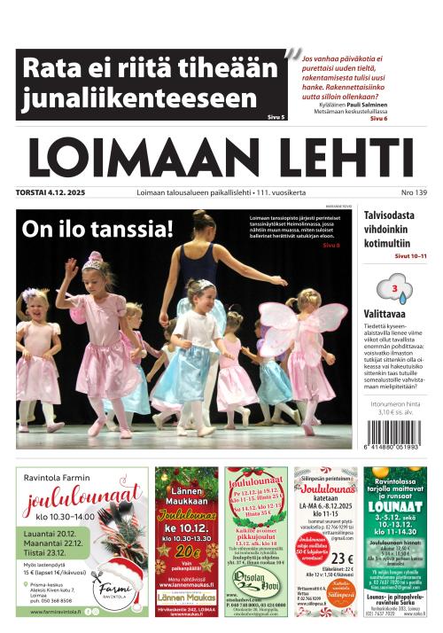 Loimaan Lehti 4.12.2025
