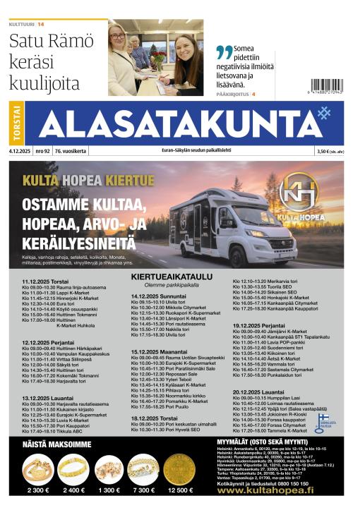 Alasatakunta 4.12.2025