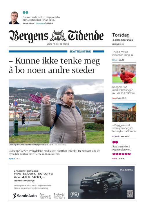 Bergens Tidende (NO) 4.12.2025