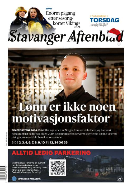 Stavanger Aftenblad (NO) 4.12.2025