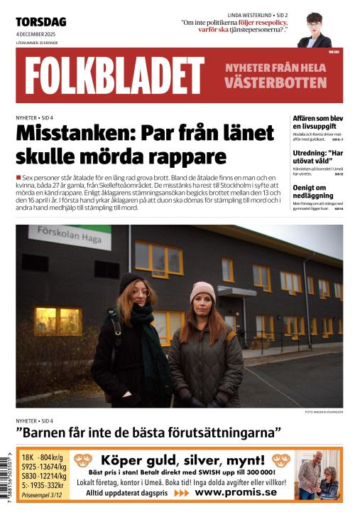 Folkbladet (Västerbotten) (SE) 4.12.2025