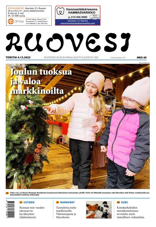 Ruovesi-lehti 4.12.2025