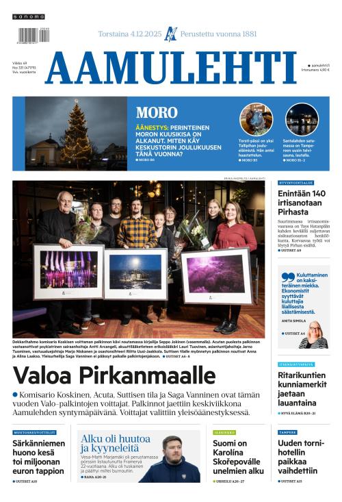 Aamulehti 4.12.2025