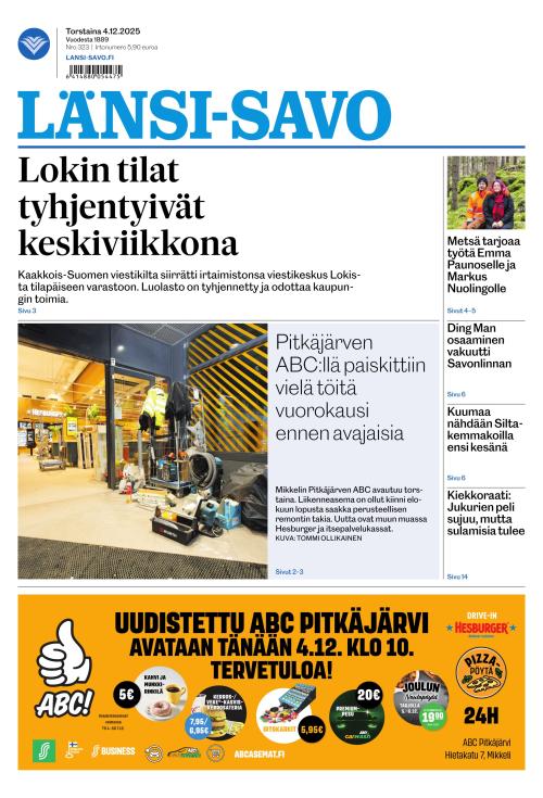 Länsi-Savo 4.12.2025