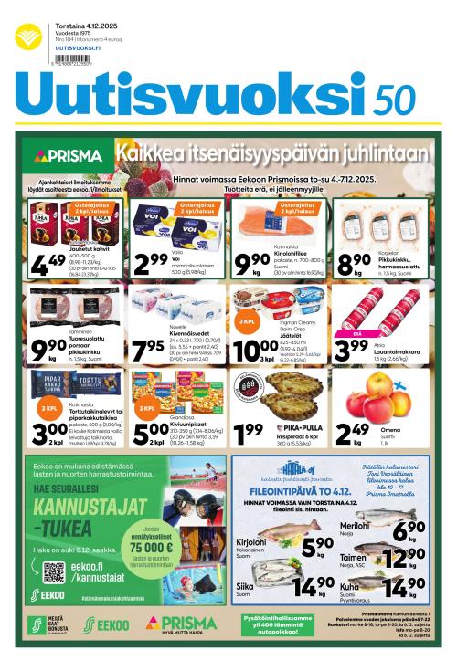 Uutisvuoksi 4.12.2025