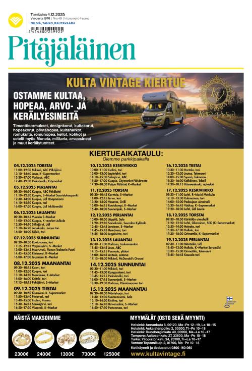 Pitäjäläinen 4.12.2025