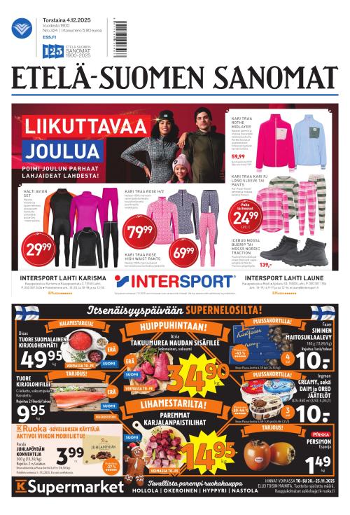 Etelä-Suomen Sanomat 4.12.2025
