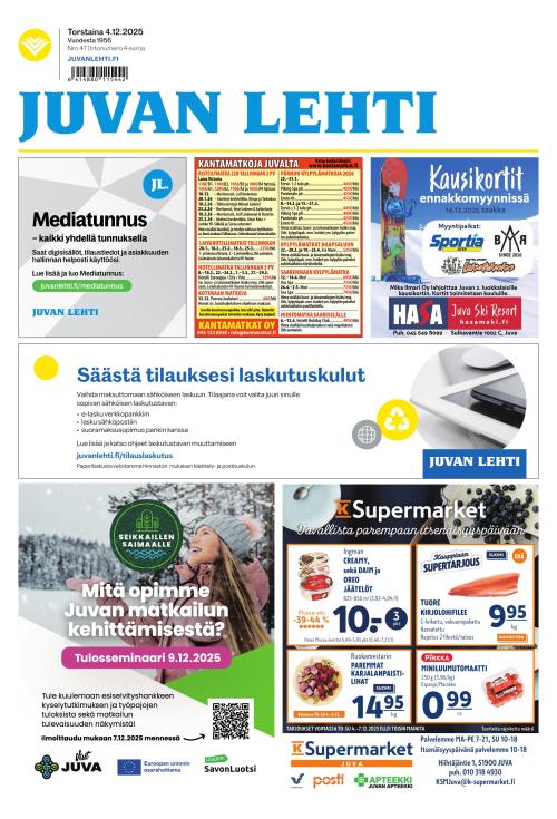 Juvan lehti 4.12.2025