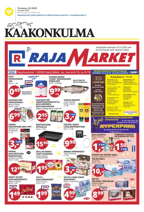 Kaakonkulma 4.12.2025