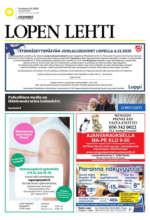 Lopen Lehti 4.12.2025