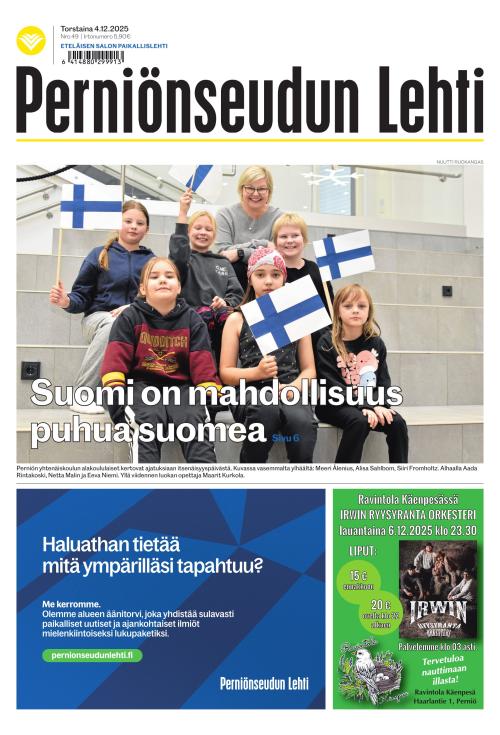 Perniönseudun Lehti 4.12.2025