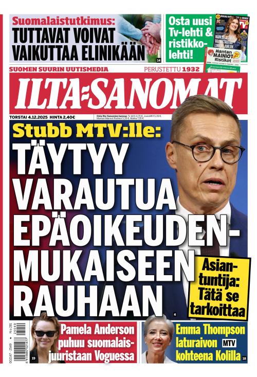 Ilta-Sanomat 4.12.2025