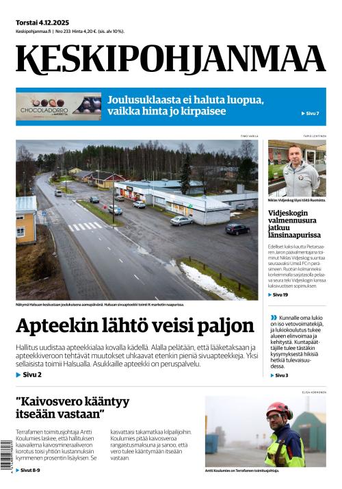 Keskipohjanmaa 4.12.2025