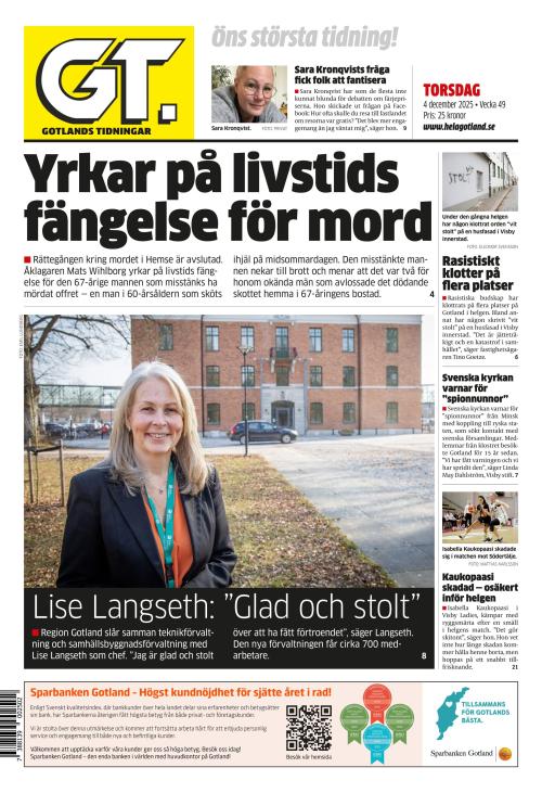 Gotlands Tidningar 4.12.2025