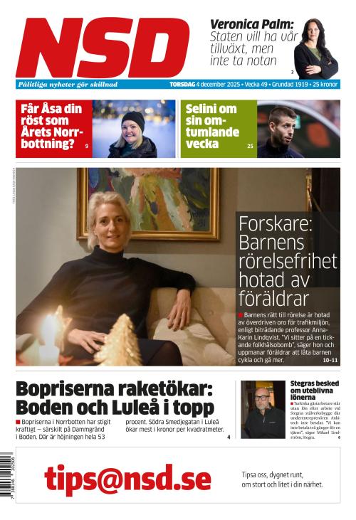 Norrländska Socialdemokraten 4.12.2025