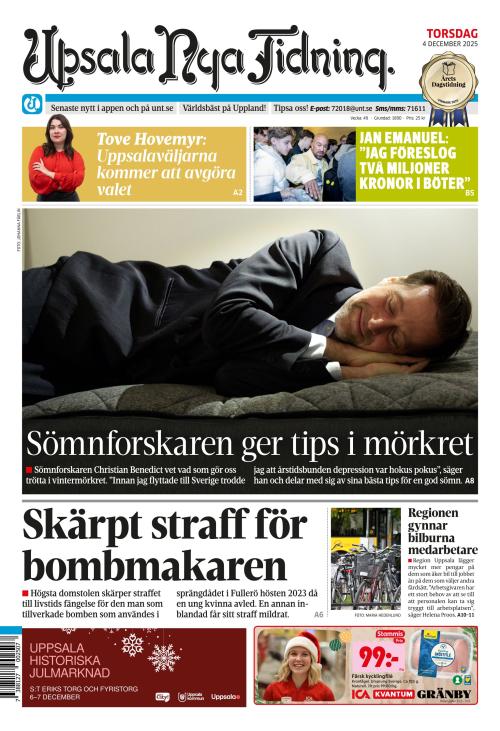 Upsala Nya Tidning 4.12.2025
