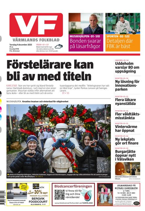 Värmlands Folkblad 4.12.2025
