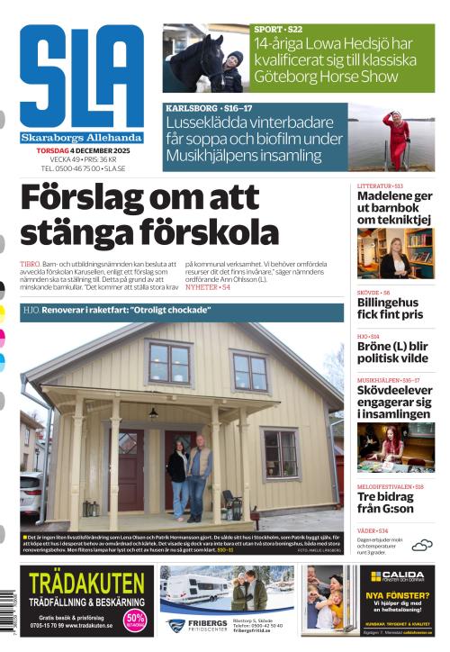 Skaraborgs Allehanda 4.12.2025