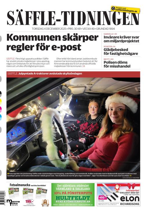 Säffle-Tidningen 4.12.2025