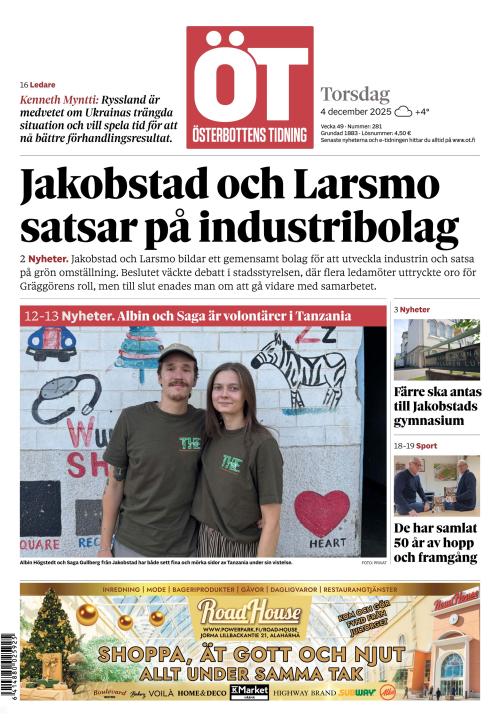 Österbottens Tidning 4.12.2025