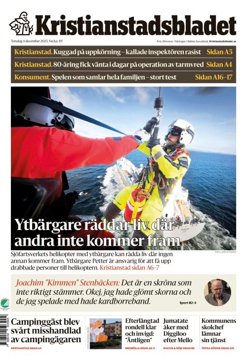 Kristianstadsbladet 4.12.2025