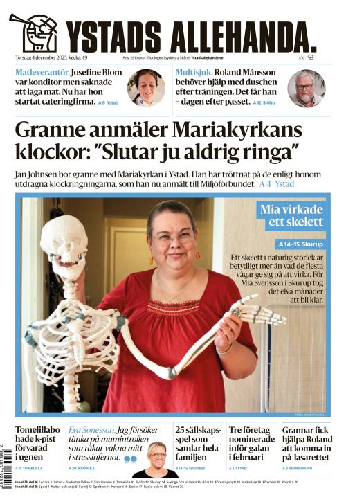 Ystads Allehanda 4.12.2025