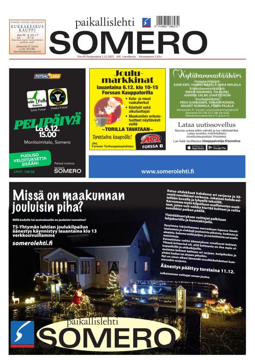 Paikallislehti Somero 5.12.2025