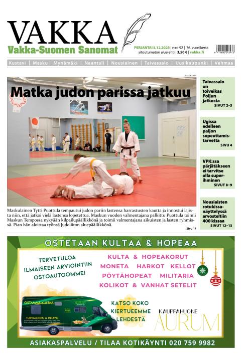 Vakka-Suomen Sanomat 5.12.2025