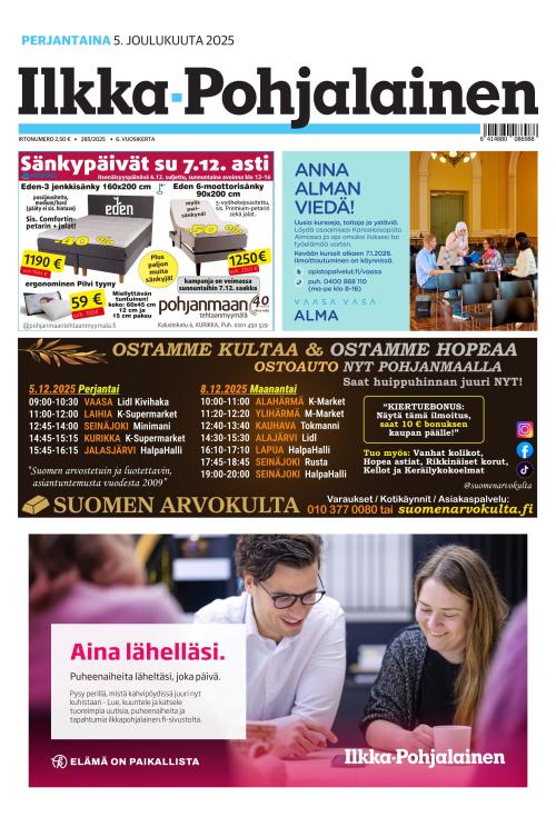 Ilkka-Pohjalainen 5.12.2025