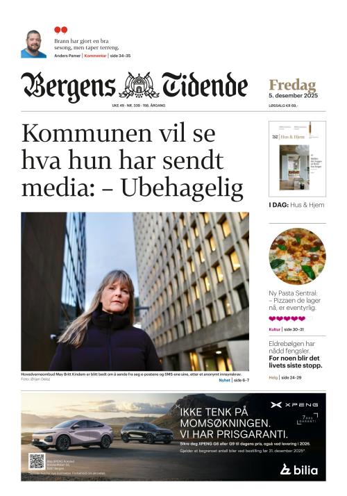 Bergens Tidende (NO) 5.12.2025