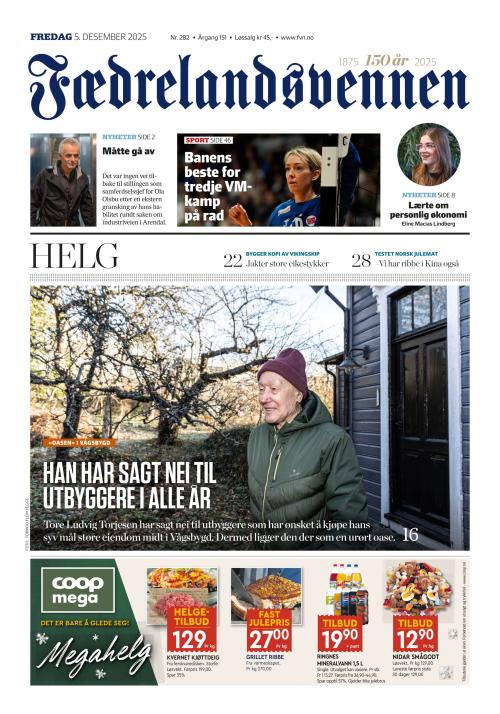 Fædrelandsvennen (NO) 5.12.2025